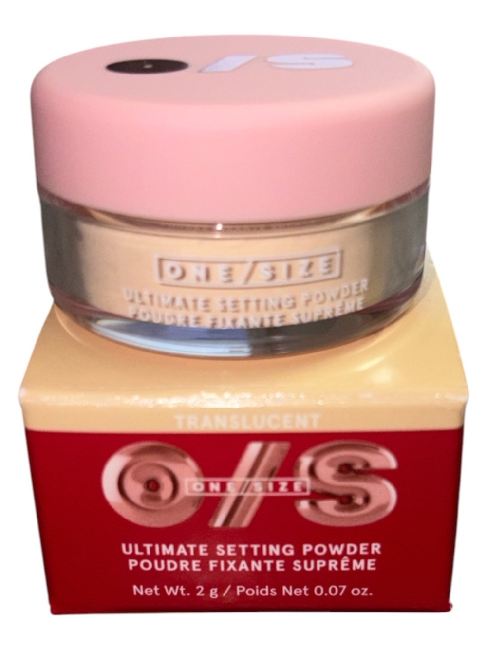 One size translucent setting powder